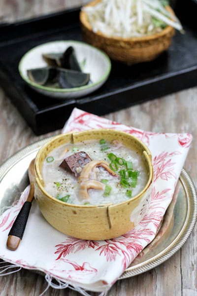 Dried Squid Porridge - Cháo mực khô