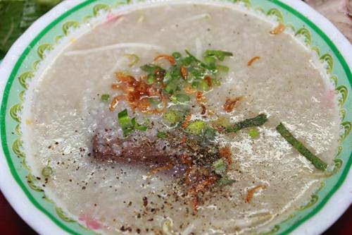 Duck Porridge and Salad - Cháo gỏi vịt