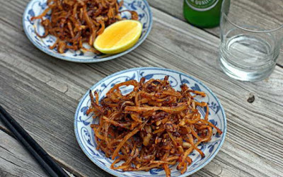 Fried Squid with Butter and Garlic