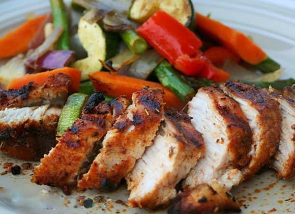 Grilled Chicken with Garlic and Ginger