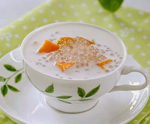 Mango Sweet Soup with Tapioca Pearl (Chè Xoài Trân Châu)