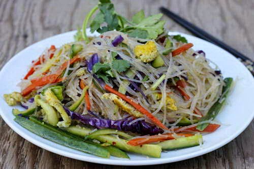 Vietnamese Noodle Recipes - Miến Xào Thập Cẩm
