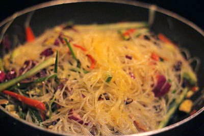 Vietnamese Noodle Recipes - Miến Xào Thập Cẩm