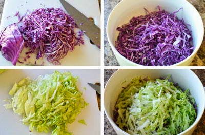 Salad Apple with Purple Cabbage Recipe - Salad Táo và Cải Tím