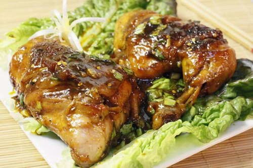 Simmered Chicken Thighs