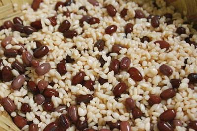 Xôi Đậu Đỏ - Steamed Sticky Rice with Red Beans