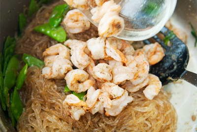 Vietnamese Noodle Recipes - Miến Xào Tôm