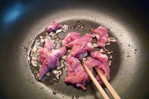 Stir-fried Loopah with Pork  - Mướp Xào Thịt Heo