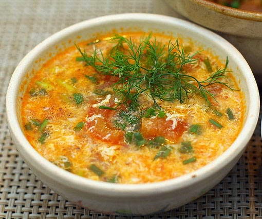 Tomato and Egg Soup - Canh Trứng