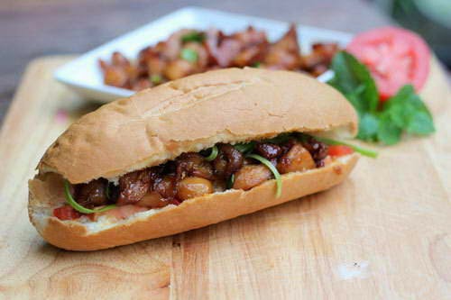 Vietnamese Sandwich with Chicken